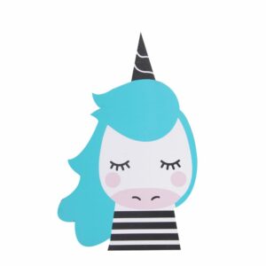 Aplique  Mascotas Diseño Unicornio FREE HOME 40X30 CM