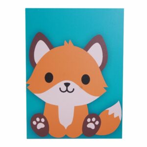 Cuadro Decorativo Mascotas Zorro FREE HOME 40X30 Cm