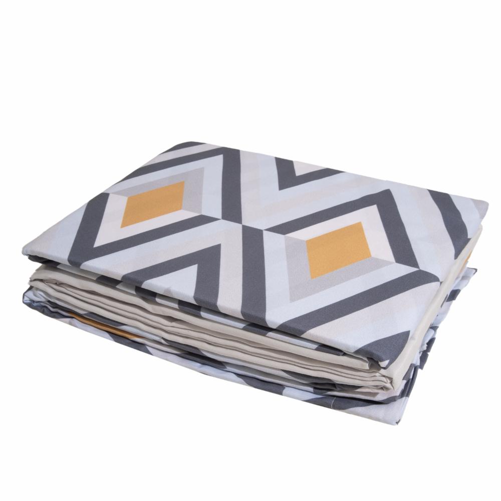 Juego De Sábanas Smooth Imani Gris Claro NOPERTI - Imagen 2