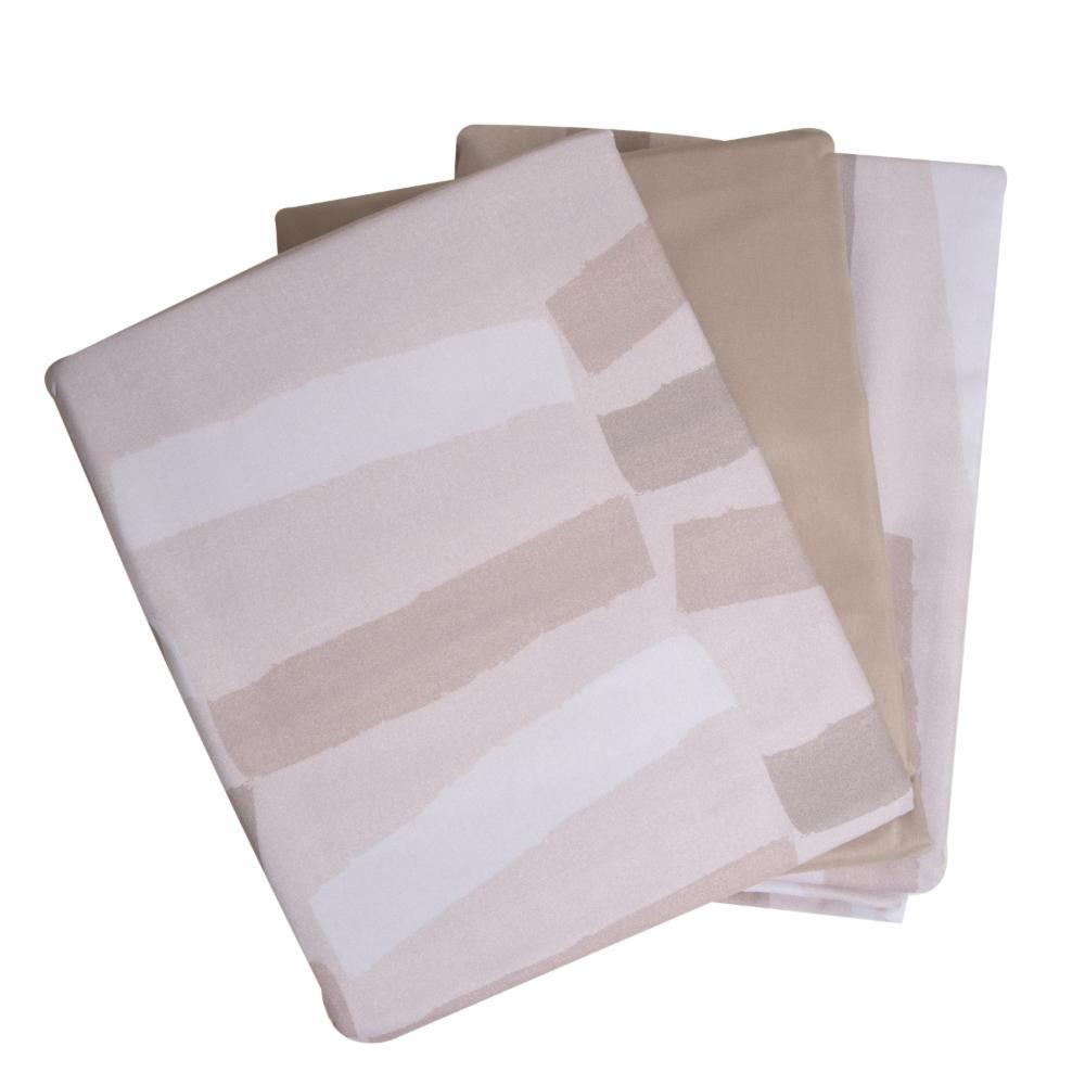 Juego De Sábanas Smooth Bone Habano NOPERTI - Imagen 3