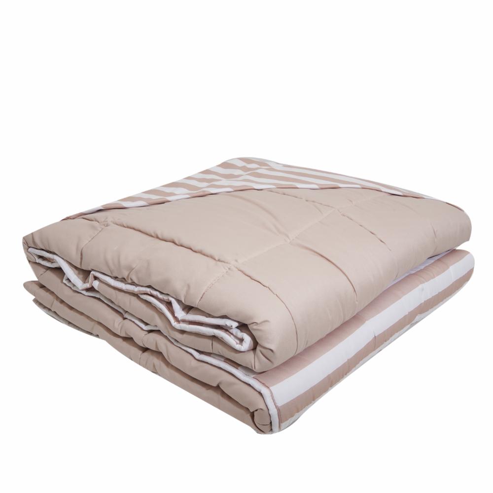 Edredón Smooth Stripe Taupe NOPERTI - Imagen 2