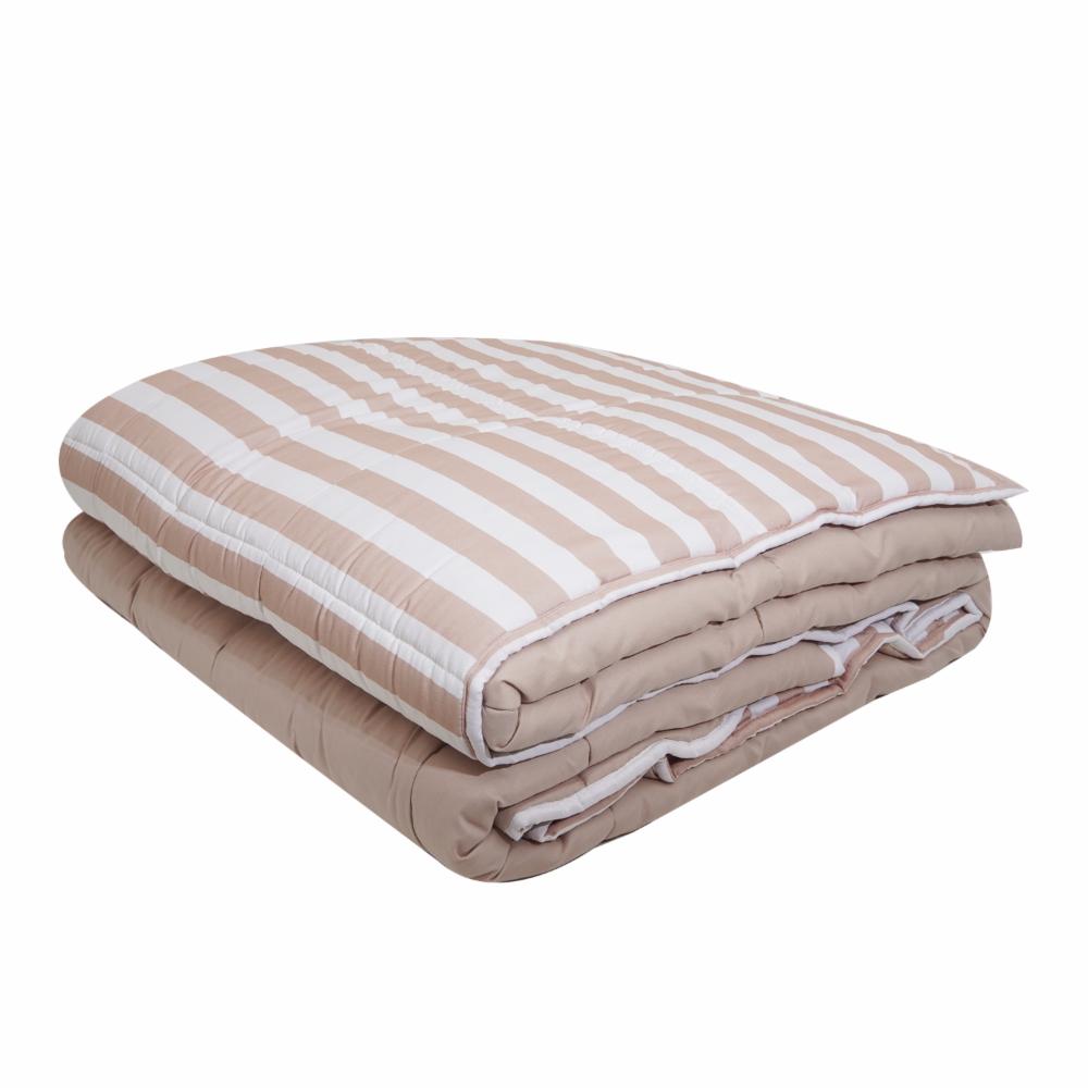 Edredón Smooth Stripe Taupe NOPERTI - Imagen 3