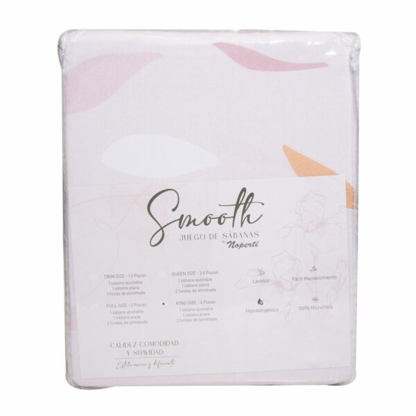 Juego De Sábanas Smooth Dolce Rosado NOPERTI