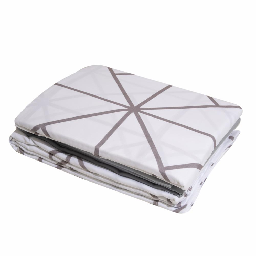 Juego De Sábanas Smooth Shapes Gris NOPERTI - Imagen 2