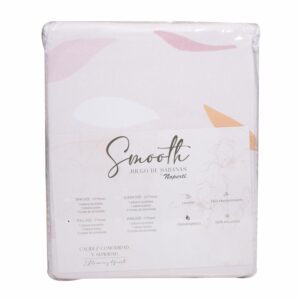 Juego De Sábanas Smooth Dolce Rosado NOPERTI