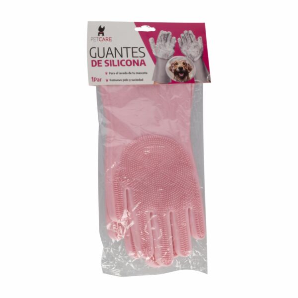 Guantes De Silicona Limpieza De Perros LUSTRE 1 Pieza