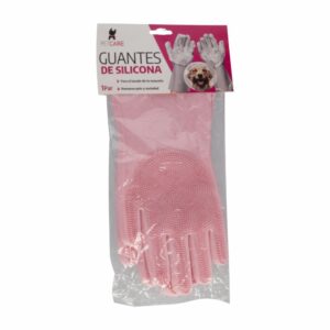 Guantes De Silicona Limpieza De Perros LUSTRE 1 Pieza