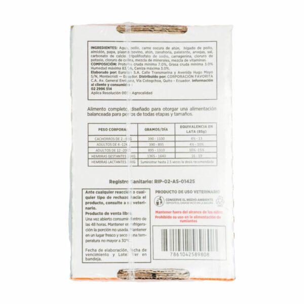 Pate Para Perro Sabor A Pollo SMART SELECTION 12X85 G - Imagen 2