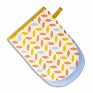 Guante De Cocina Hojas Ladrillo HECHO AQUÍ 24 X 16 Cm