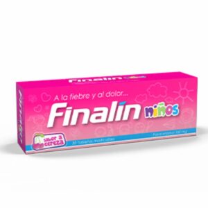Analgésico Para Niños Sabor A Fresa FINALIN 30 Unidades