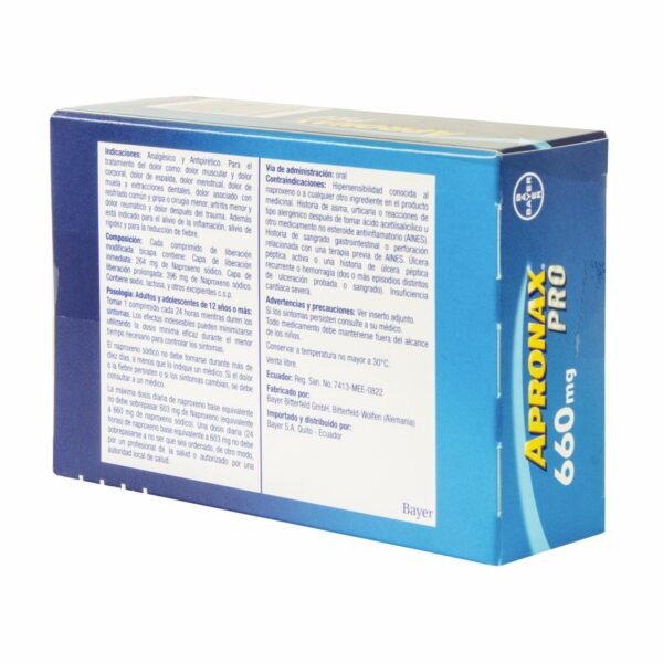 Analgésico Pro APRONAX 660 G - Imagen 2