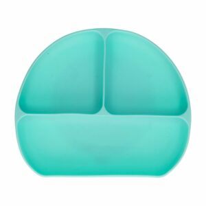 Plato De Silicon Infantil Con 3 Divisiones Y Ventosa BABYS 1 Pieza