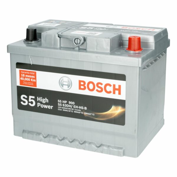 Batería Para Auto High Power S5 BOSCH 55 HP - Imagen 2