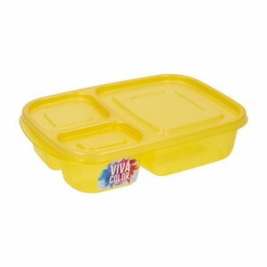 Porta Lunch Con Tapa  Ámbar Línea Viva Color PLAPASA 0.5 Litros
