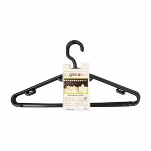 Armador De  Ropa Color Negro GIRA 5 Piezas