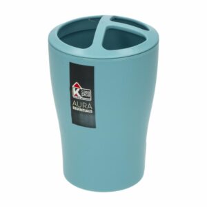 Portacepillos Diseño Aura Essential Celeste CASA PICA 12.5X8 CM