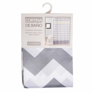 Cortina De Baño Chevron MODERTEX 180 X 180 Cm
