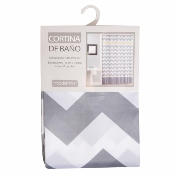 Cortina De Baño Chevron MODERTEX 180 X 180 Cm