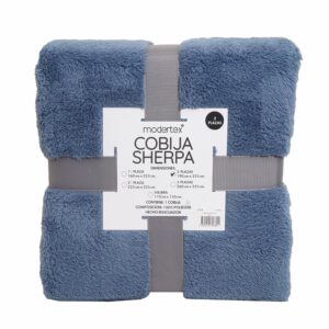 Cobija Sherpa Azul MODERTEX