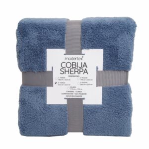 Cobija Sherpa Azul MODERTEX