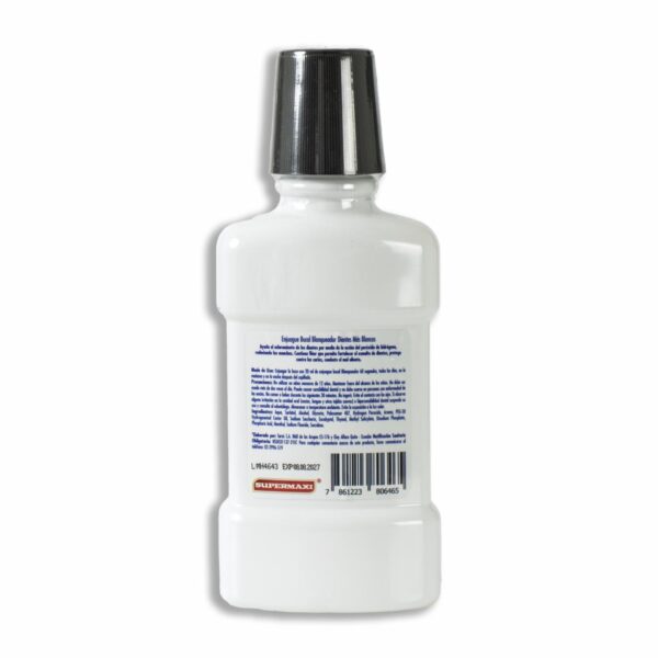 Enjuague Bucal Con Blanqueador SUPERMAXI 250 Ml - Imagen 2