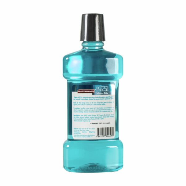 Enjuague Bucal Menta Fría SUPERMAXI 500 Ml - Imagen 2