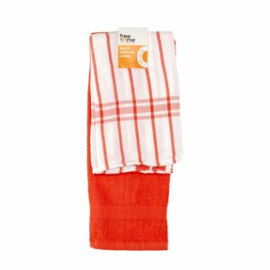 Set De Limpiones Quianti Y Toalla Macarena Rosa FREE HOME X 2 Uds
