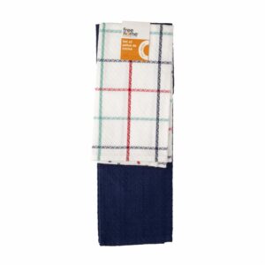 Set De Limpiones Alemanisco Solido Y Alemanisco Azul FREE HOME X 2 Uds