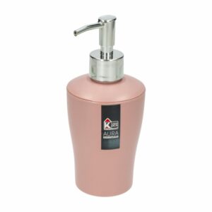 Dispensador De Jabón Diseño  Aura Essential Rosado CASA PICA 19X8 CM