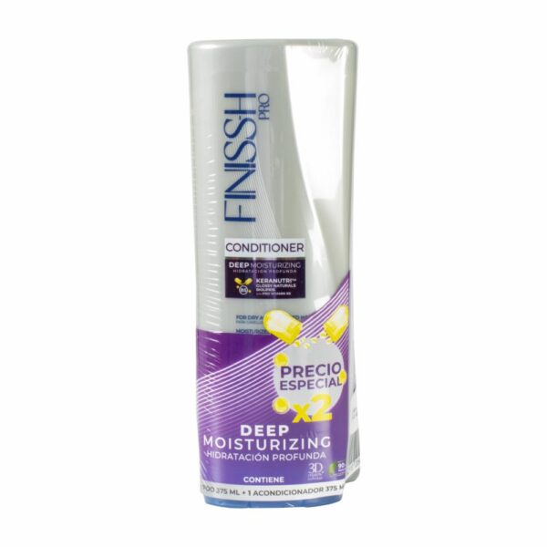 Pack Shampoo Y Acondicionador Deep Moisturizing FINISSH PRO 700 Ml - Imagen 2