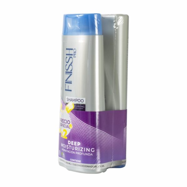 Pack Shampoo Y Acondicionador Deep Moisturizing FINISSH PRO 700 Ml - Imagen 3