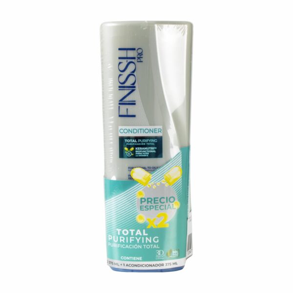 Pack Shampoo Y Acondicionador Total Purifing FINISSH PRO 700 Ml - Imagen 2