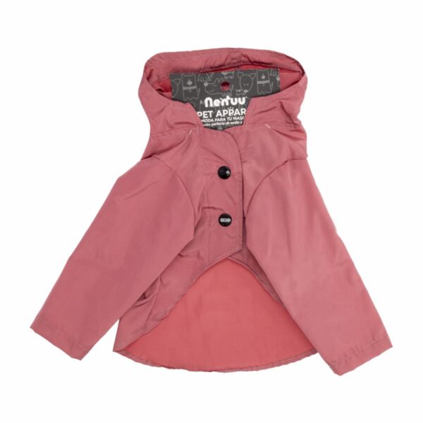 Abrigo Impermeable Para Mascota Color Rosa MR. & MRS. Talla Pequeño - Imagen 2