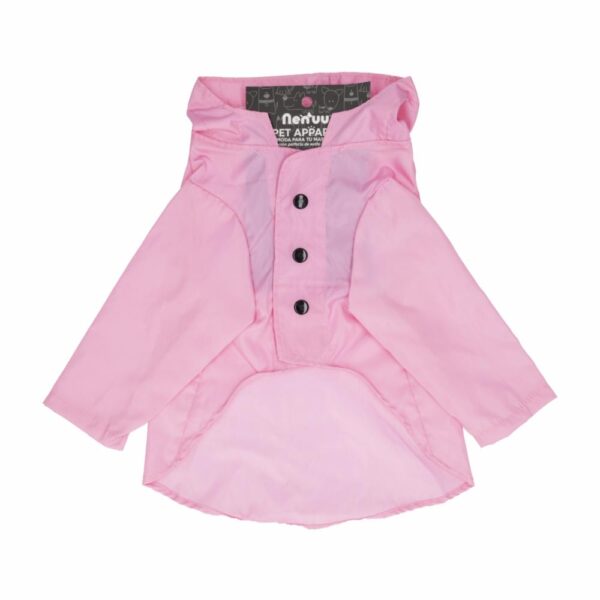 Abrigo Impermeable Para Mascota Color Rosa MR. & MRS. Talla Grande - Imagen 2