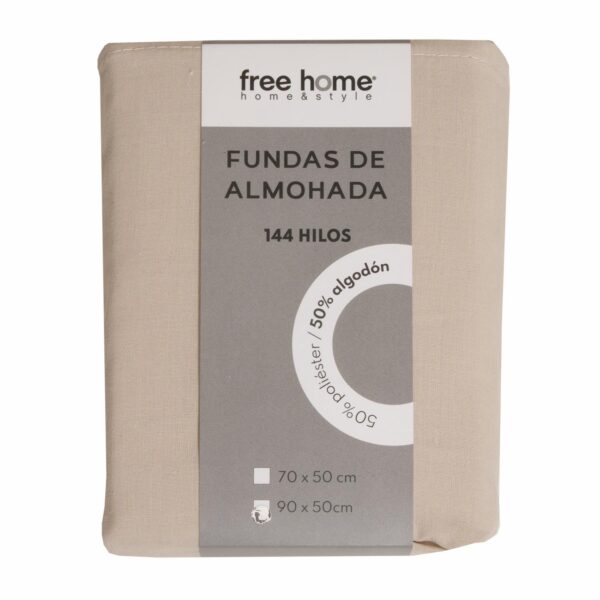 Funda De Almohada Gris Claro ZIBA HOME 90 X 50 Cm