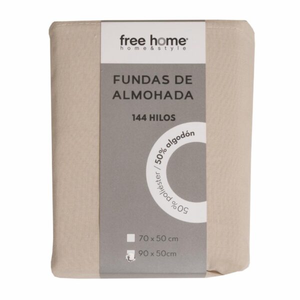 Funda De Almohada Gris Claro ZIBA HOME 90 X 50 Cm