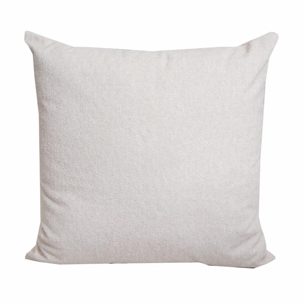 Cojín Con Cierre Y Relleno Beige Cordón Líneas POMAROSA 45 X 45 Cm - Imagen 2