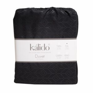 Duvet Trendy Lisboa Negro KÁLIDO