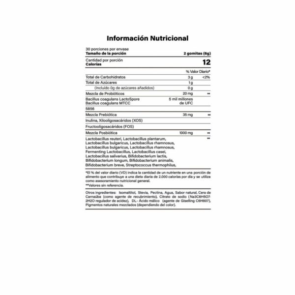 Vitaminas Probiótico GOODY VITAMINS 60 Comprimidos - Imagen 2