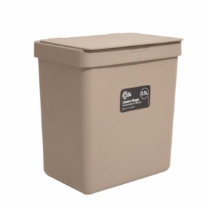 Basurero Single Warm Gray COZA 2.5 Litros