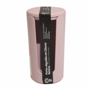 Porta Algodón Serene Rosa Clay COZZA 1 Pieza