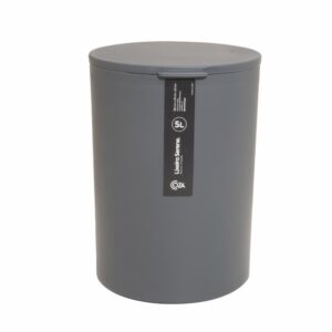 Basurero Con Tapa Plomo COZA 5 Litros