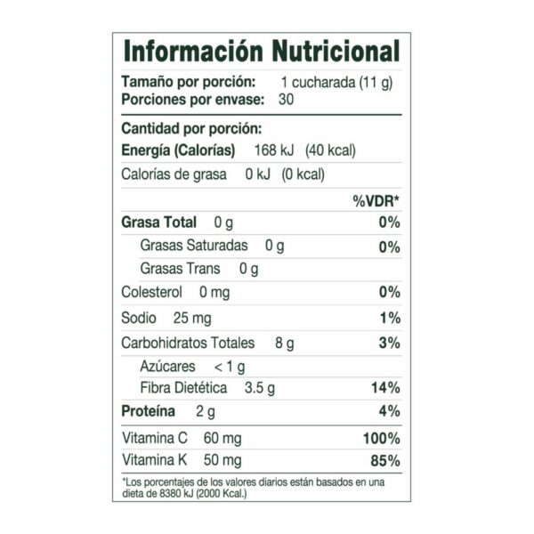 Bebida En Polvo Super Greens A Base De Frutas Y Vegetales AWA NUTRITION 330 G - Imagen 2