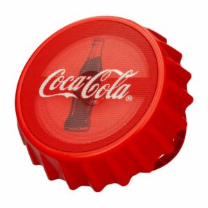 Parlante CC-BBC-BTL Tipo Tapa De Botella COCA COLA Rojo