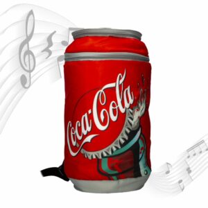 Parlante Mochila CC-CSC-POP 25 Litros COCA COLA Rojo