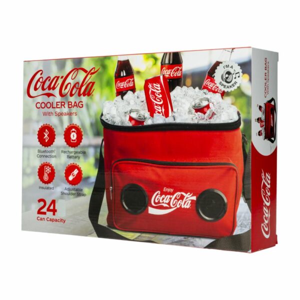 Parlante Cooler CC-SCB-ENJ 25 Litros COCA COLA Rojo - Imagen 3