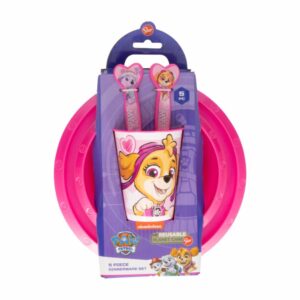 Set Infantil Vaso Y Platos Paw Patrol STOR 5 Piezas