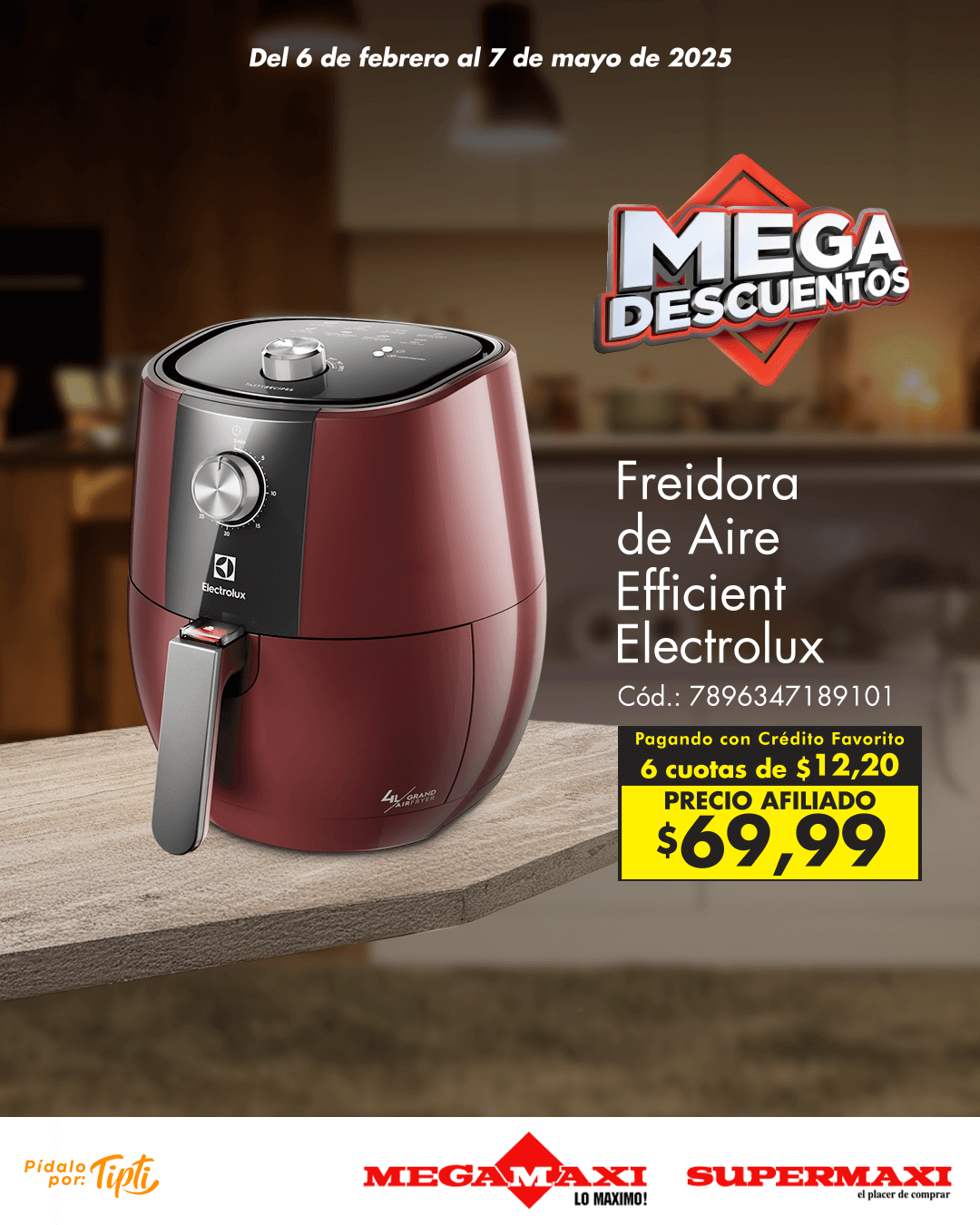 Freidora mega descuentos