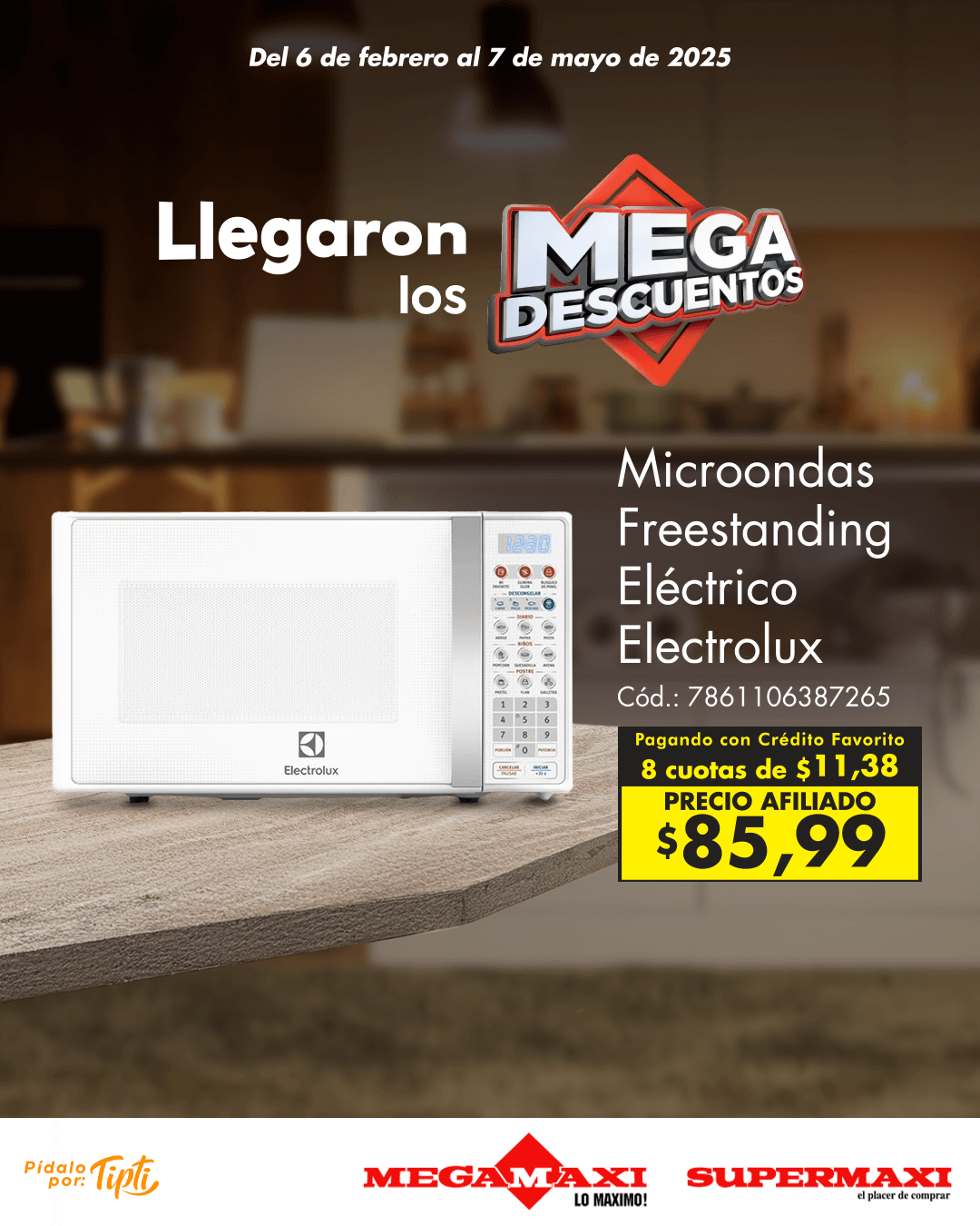 Microondas mega descuentos