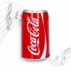 Parlante CC-BCS-DRB Lata COCA COLA Rojo Con Blanco